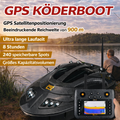 GPS-gestütztes Futterboot mit präziser Navigation, integriertem Fischfinder-Sonar, automatischer Fütterung und Rückführung – für einfaches Auffinden von Fischen und höhere Angelerfolge.